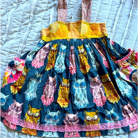 EC Matilda Jane Platinum Owl Dress - Picture 1 of 5